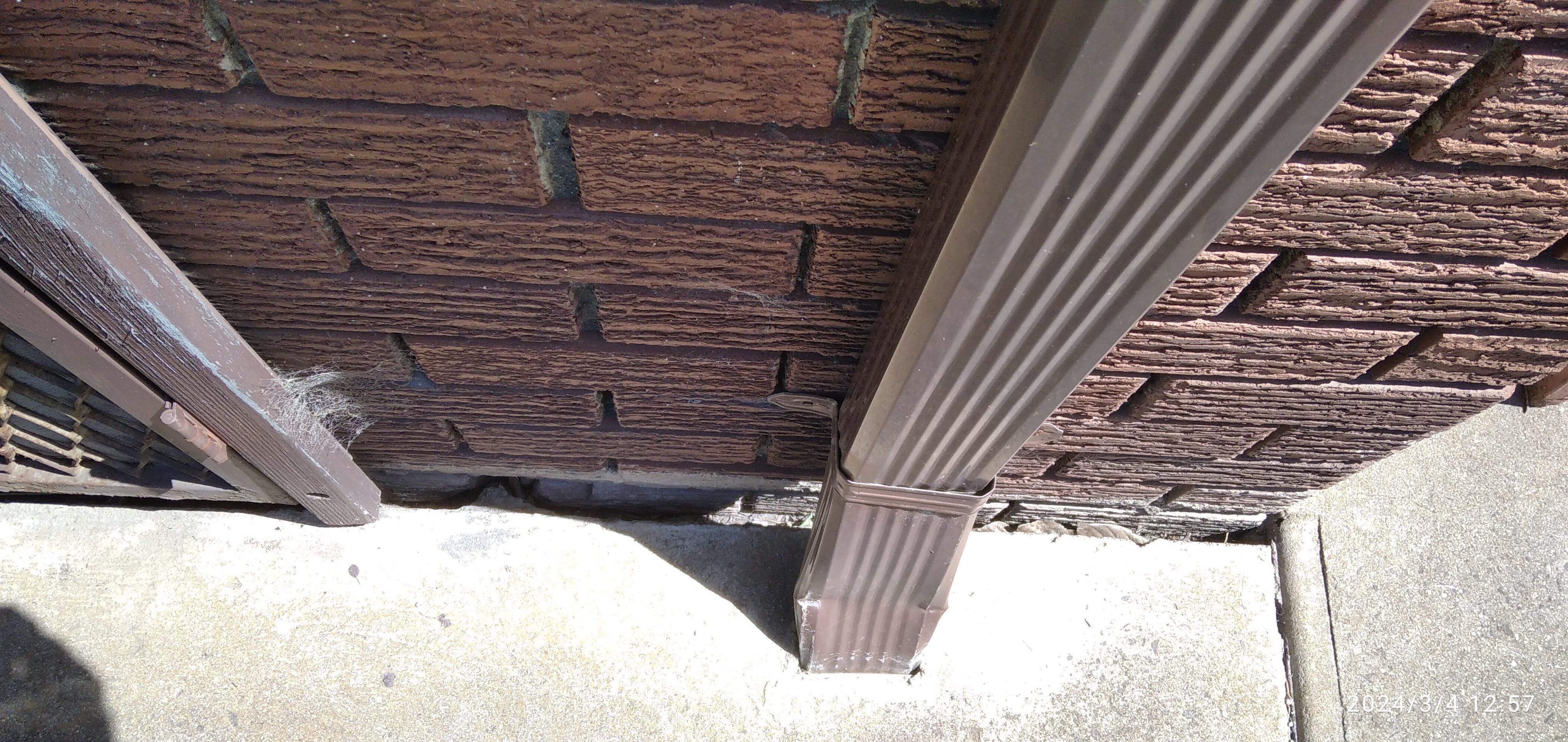 How to seal gap between brick wall and p... Bunnings community