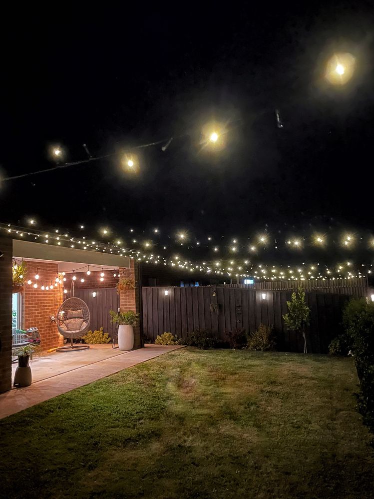Backyard lights