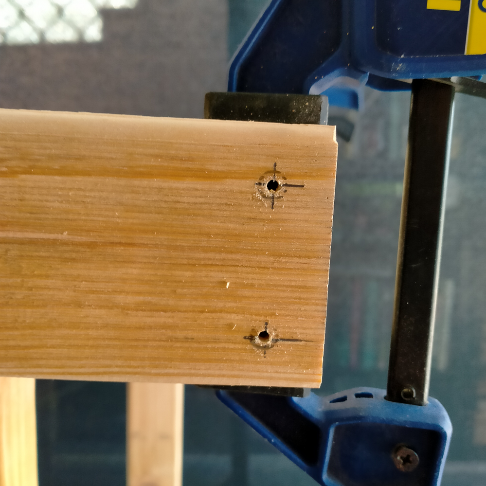 Step 9.2 Position pilot hole for leg support.png