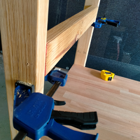 Step 6.2 Use clamps to position drawer side.png