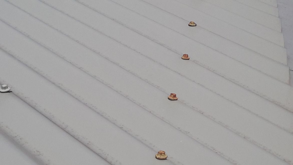Rust roof screws