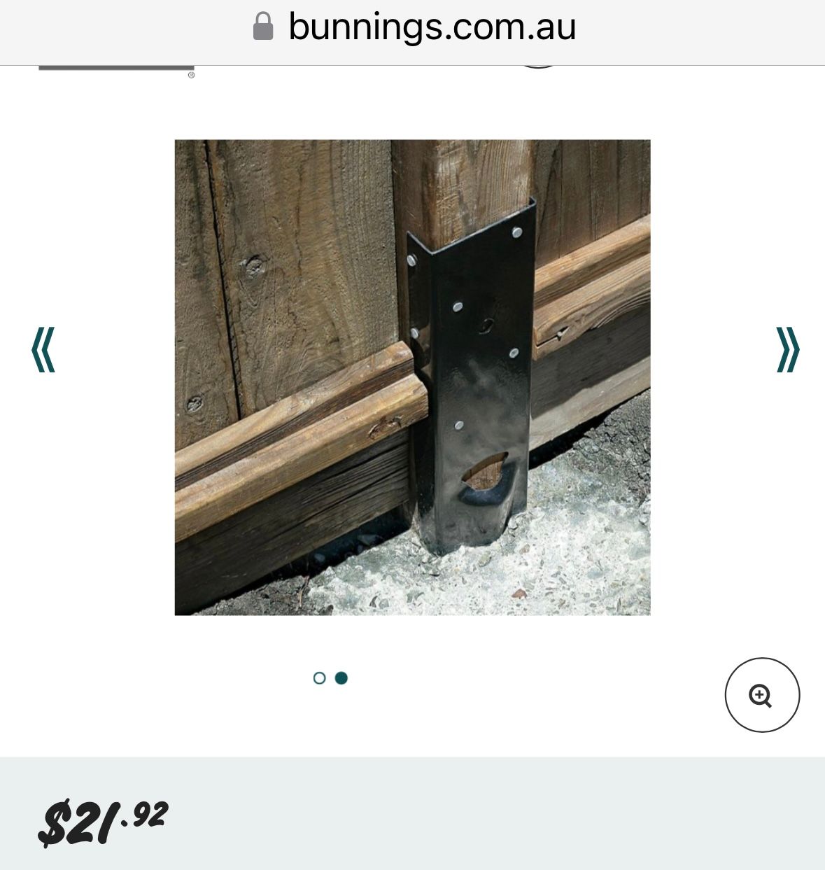 Solved Boundary fence post repair Bunnings community