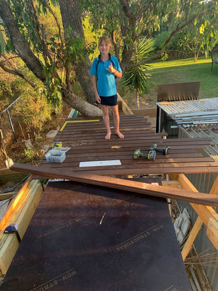 client on site today gave work the thumbs up !