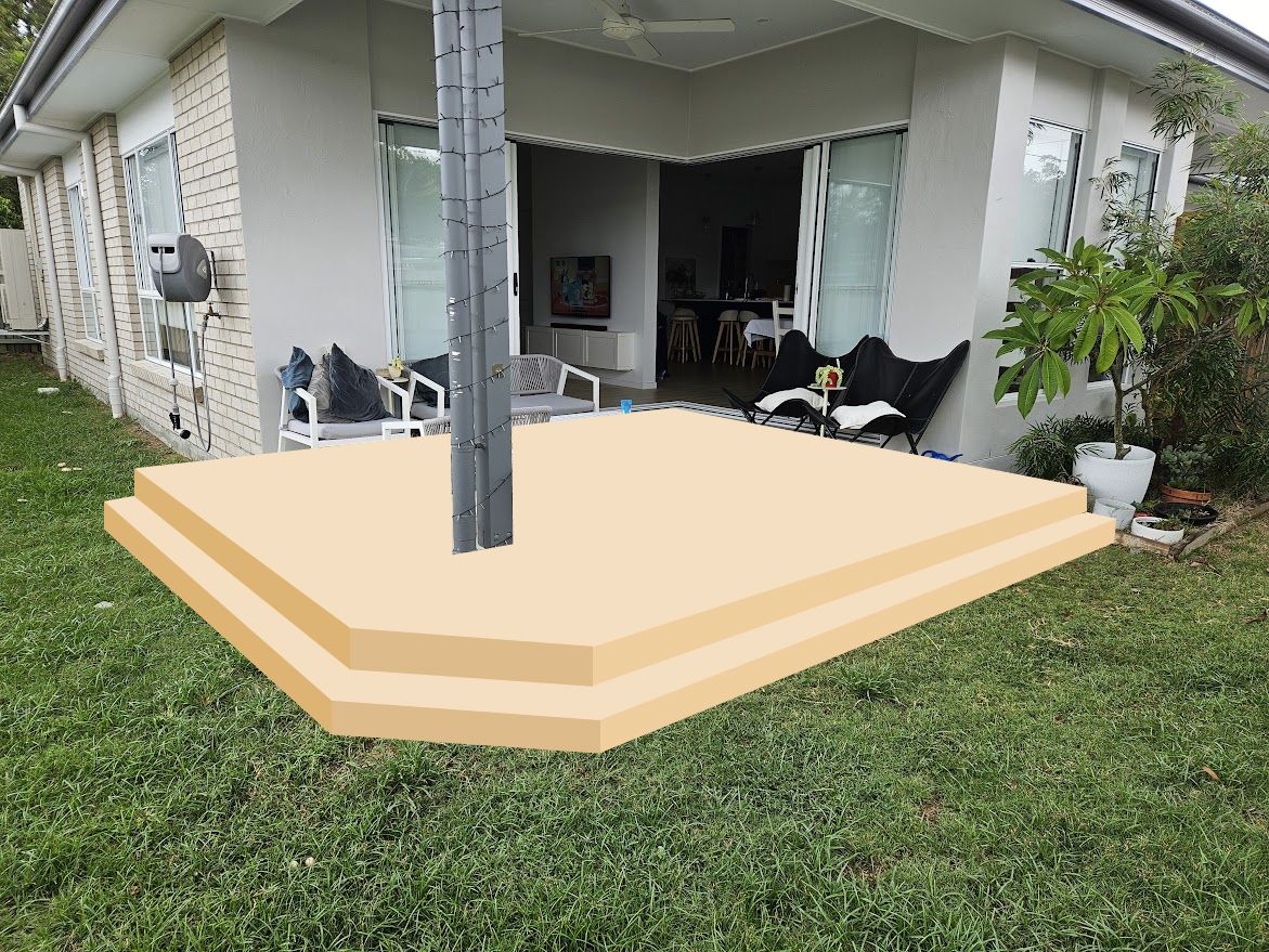Solved How to build deck framing over concrete Bunnings
