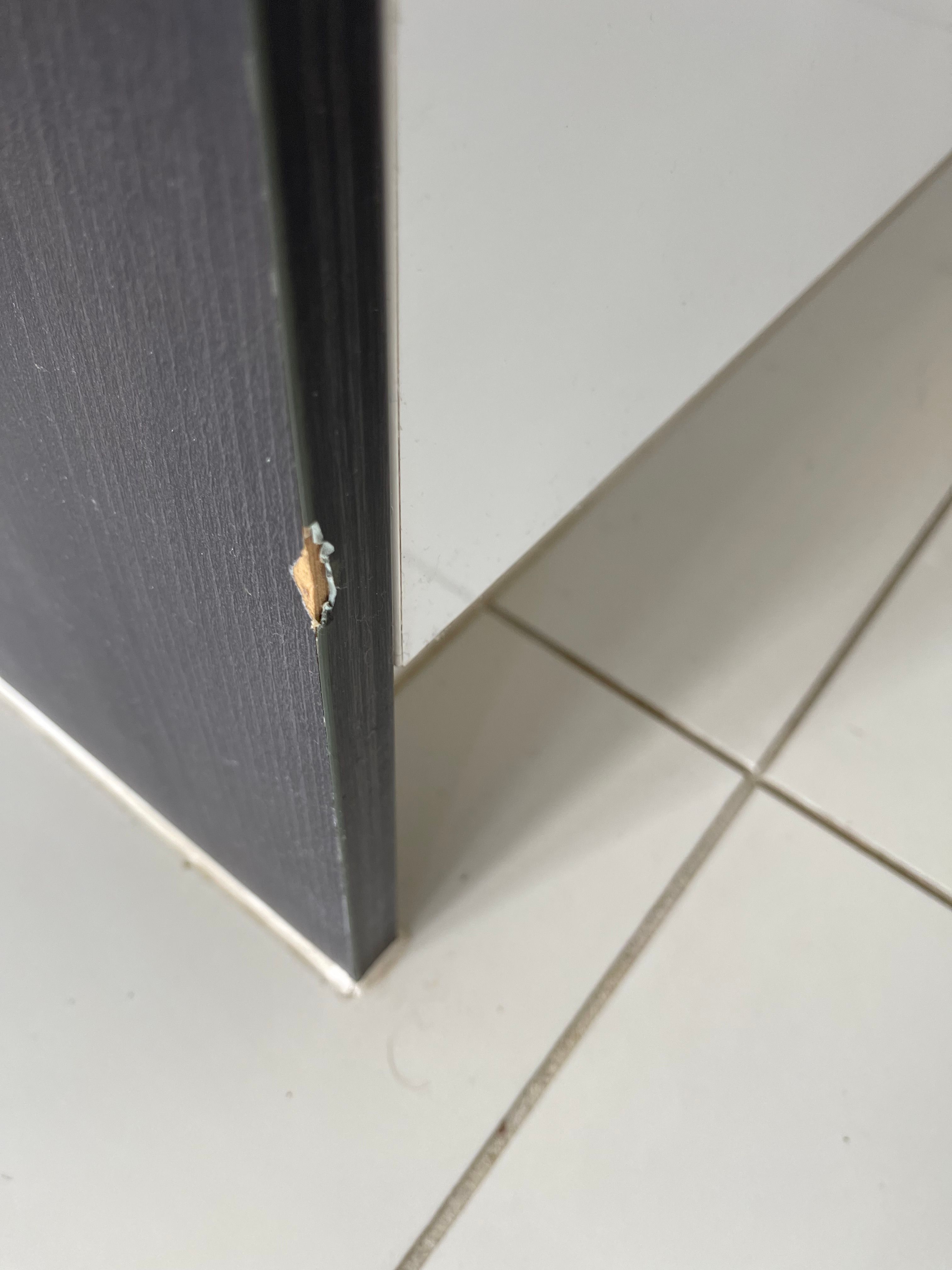 How to repair a dent in a plywood shelf? Bunnings community