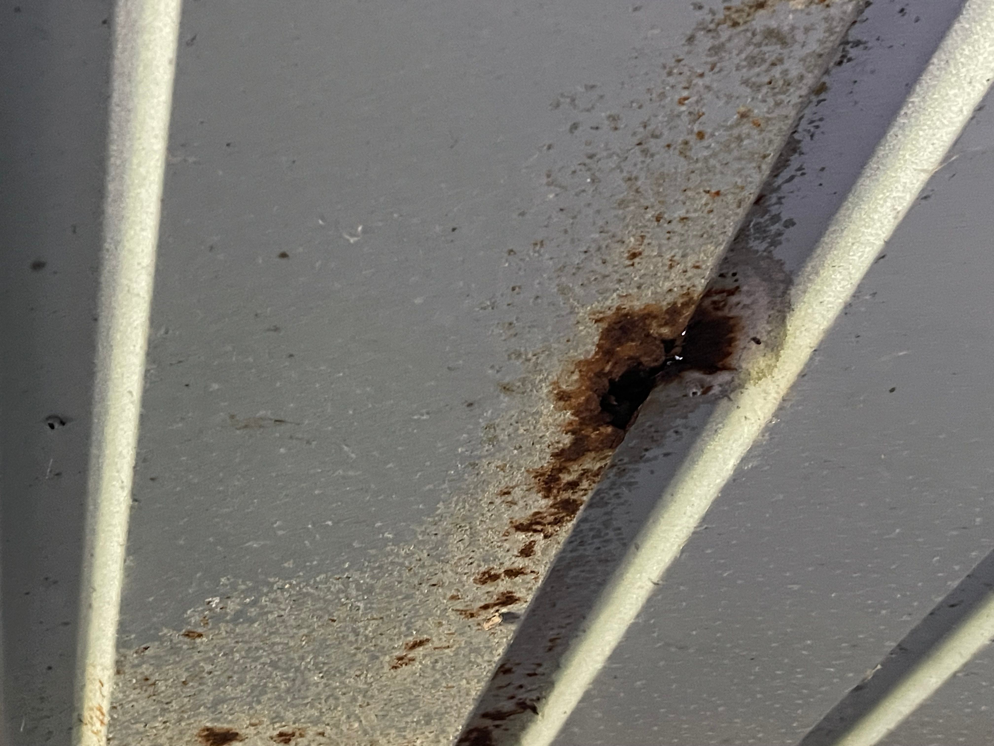 How to repair rusty hole in corrugated a... Bunnings community