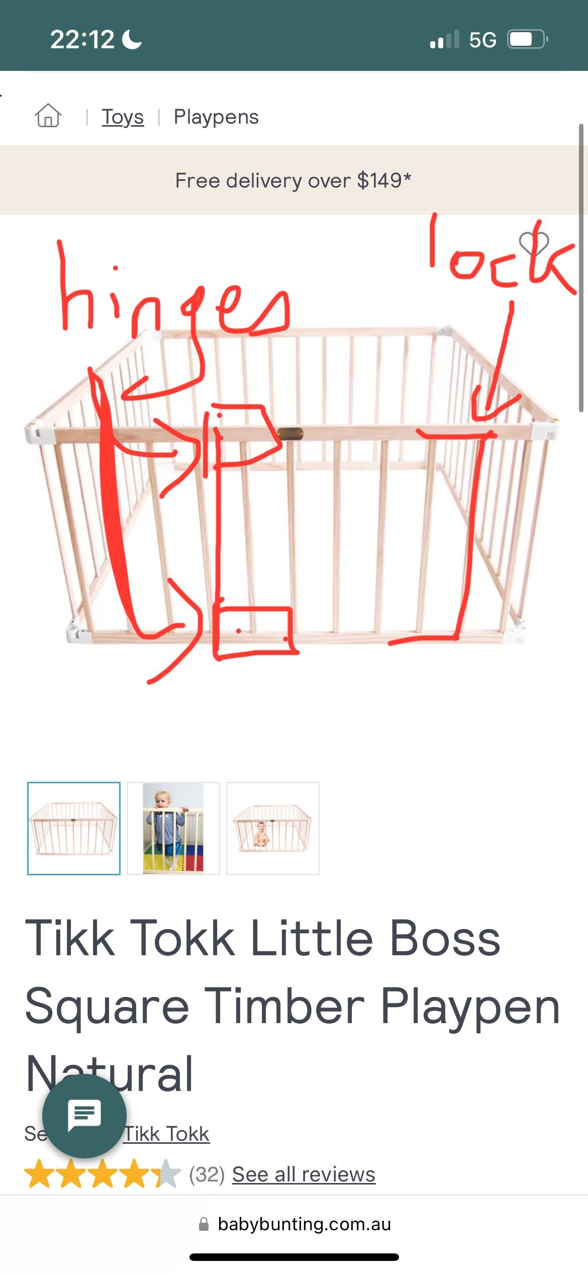 How to add a gate to a baby playpen? Bunnings community