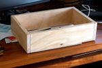 Box frame with tongue and dado joinery