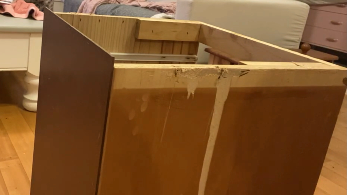 There was a lot more damage on the sides too.