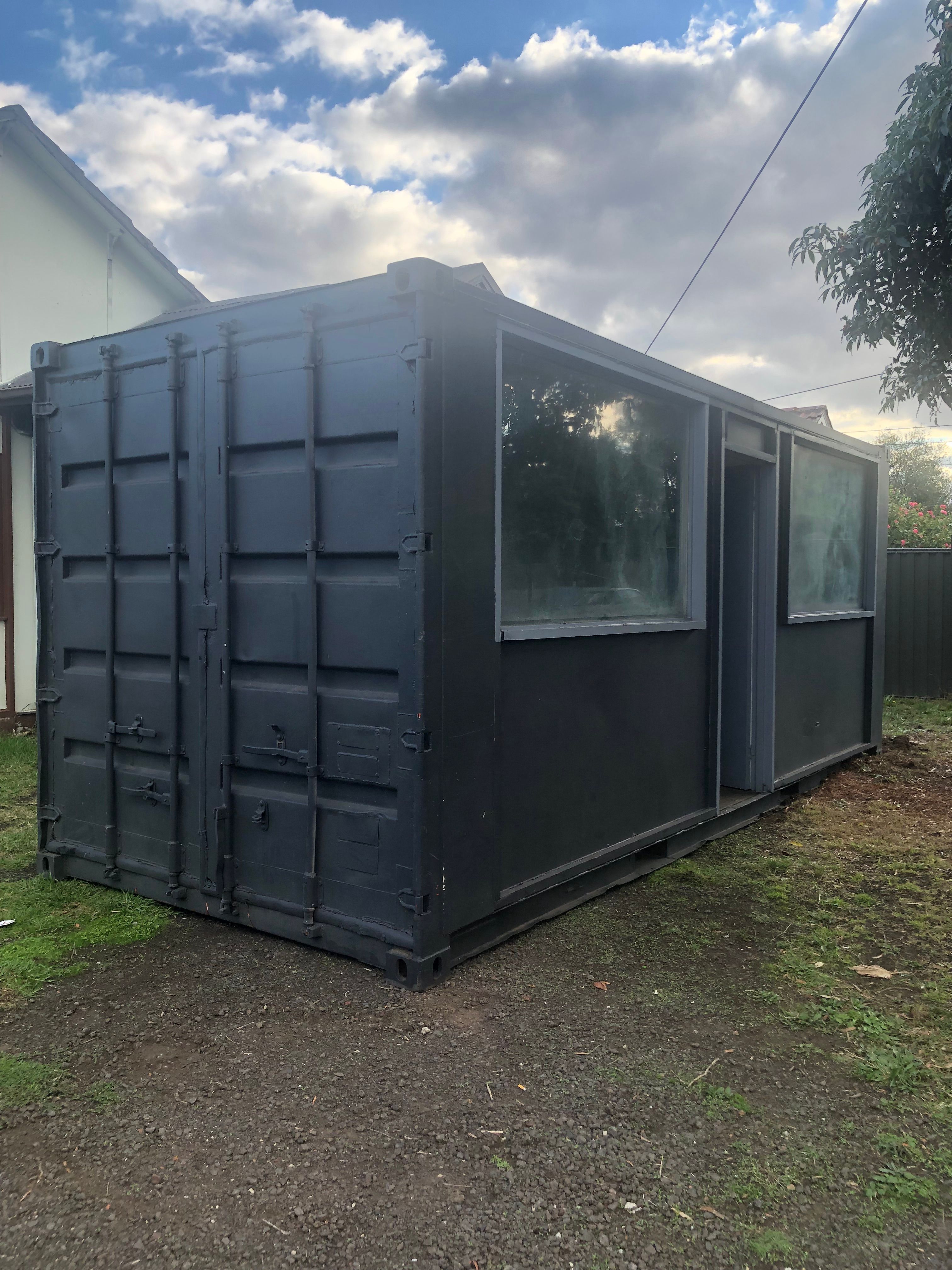 How to move shipping container without a... Bunnings community