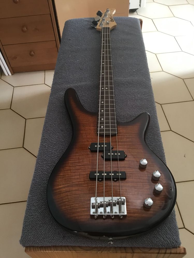 Two separate guitars made into one after some careful fitting adjustments