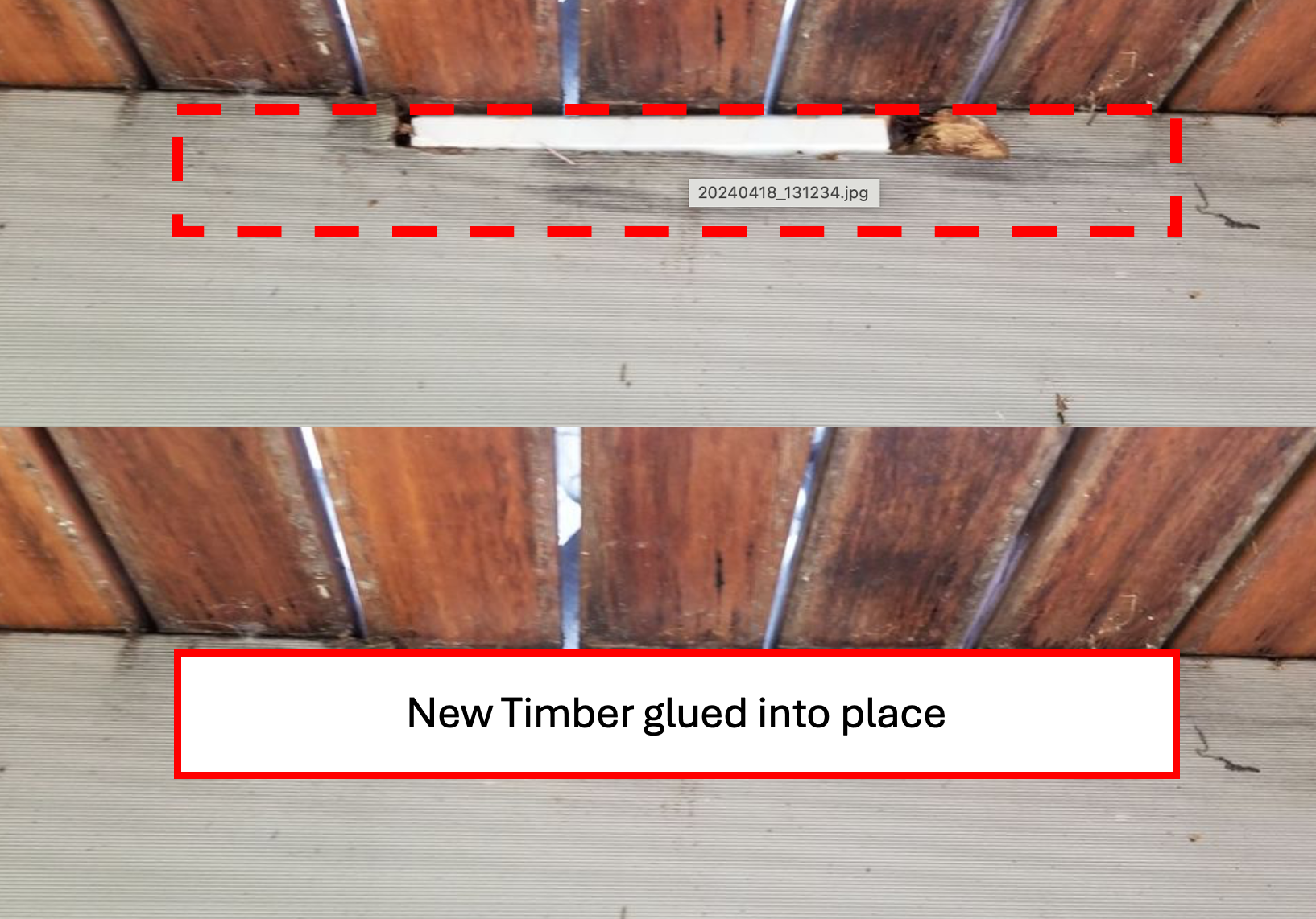 How to fix wood rot in deck supporting s... Bunnings community