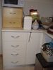4 drawers & 1/2 a cupboard which Ive slid pans etc on there sides same with the other 2 half cupboards in my new kitchen.