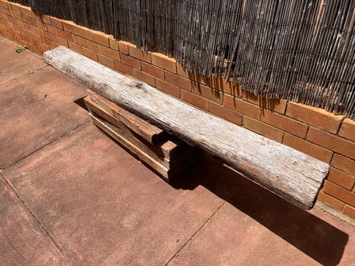 Old rafter used for posts.jpeg