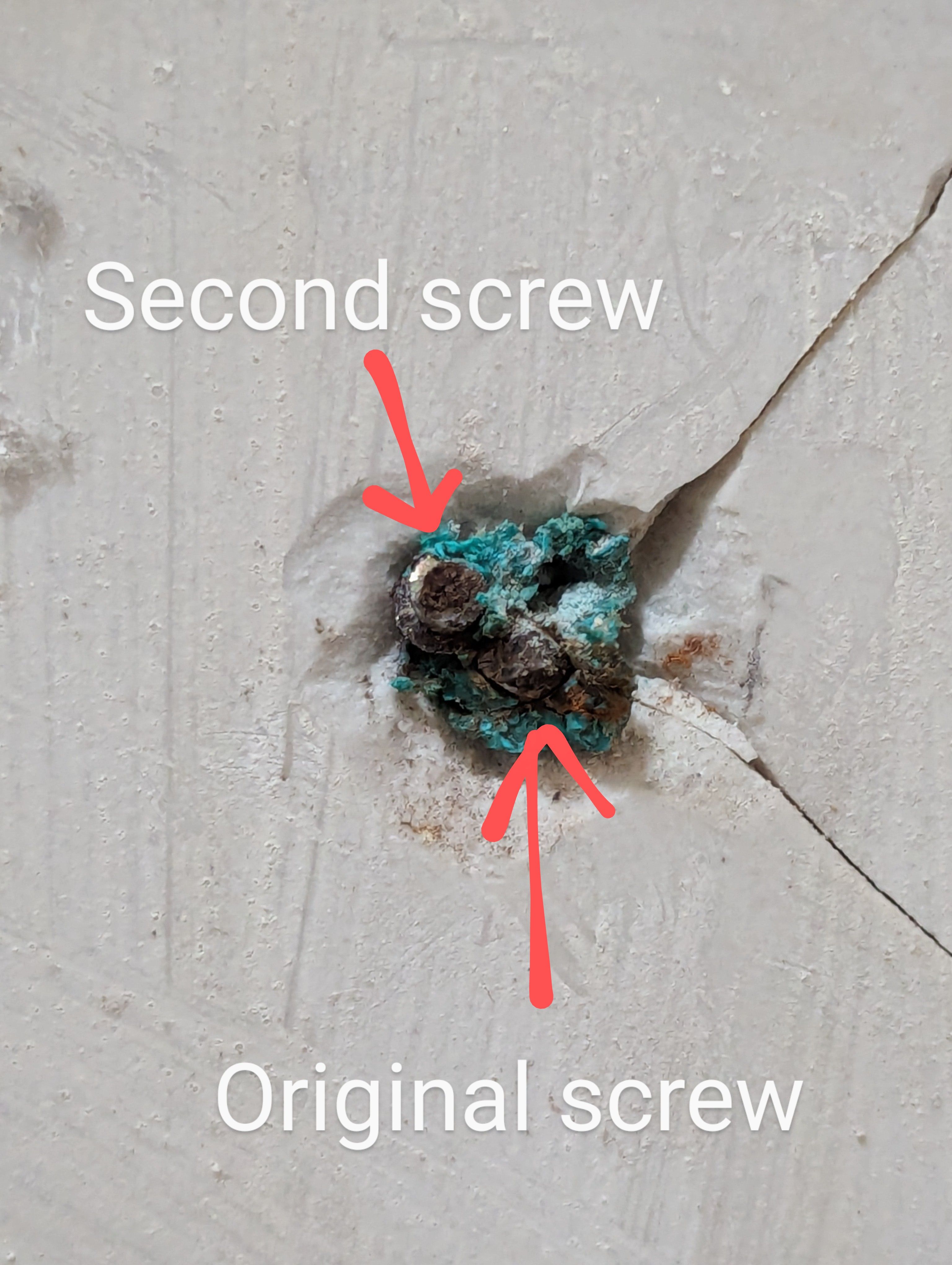 How to remove snapped screws inside gree... Bunnings community