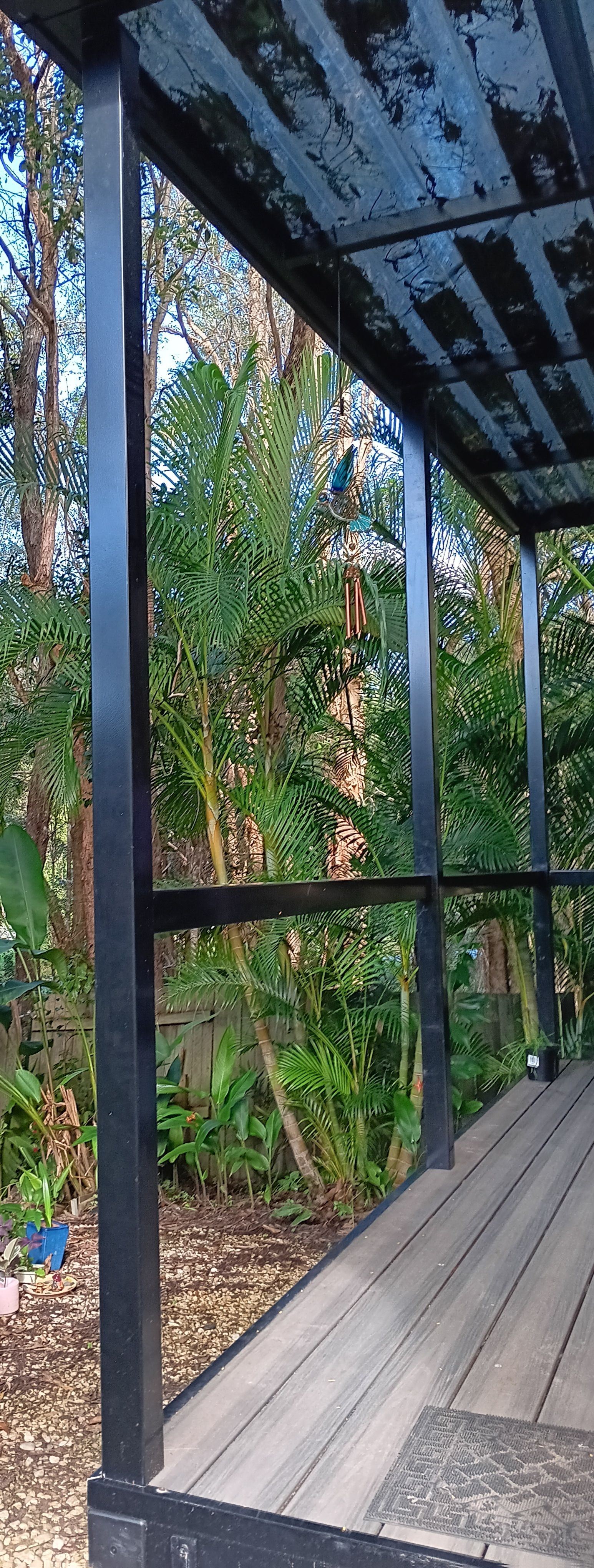 How can I enclose my veranda for a catio... Bunnings community