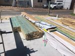 Bunnings timber arrives and studs are cut