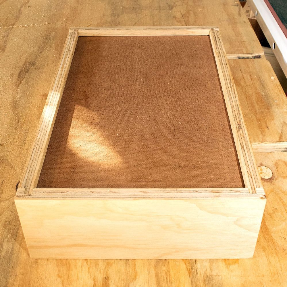 Masonite base dry fitted.