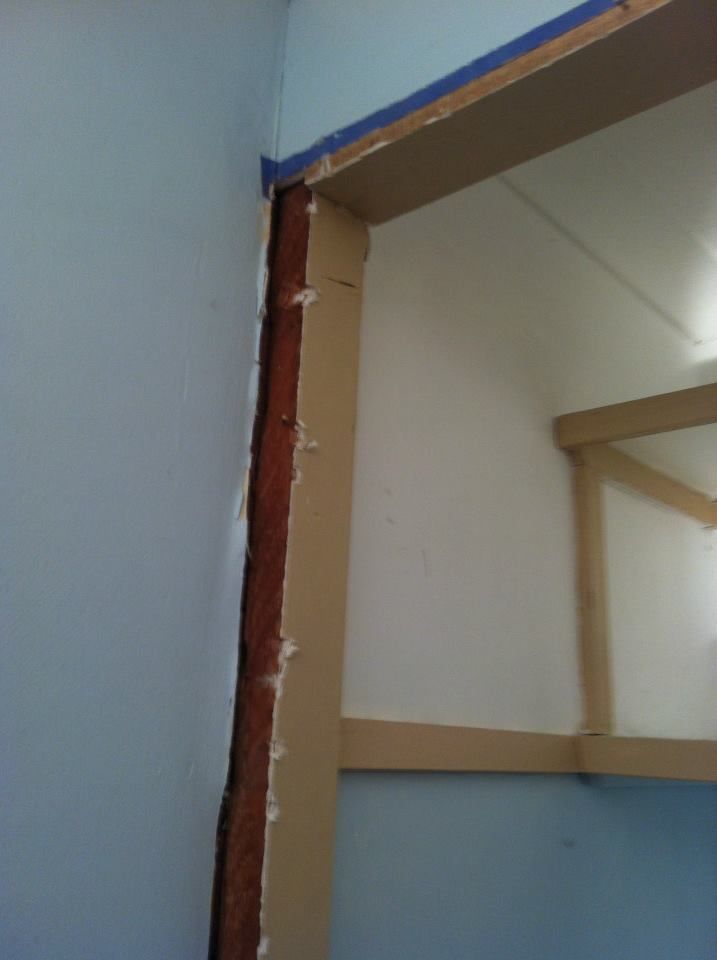 How to finish off removed door frame? Bunnings community