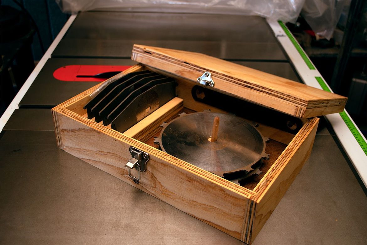 Dado stack safely stowed.