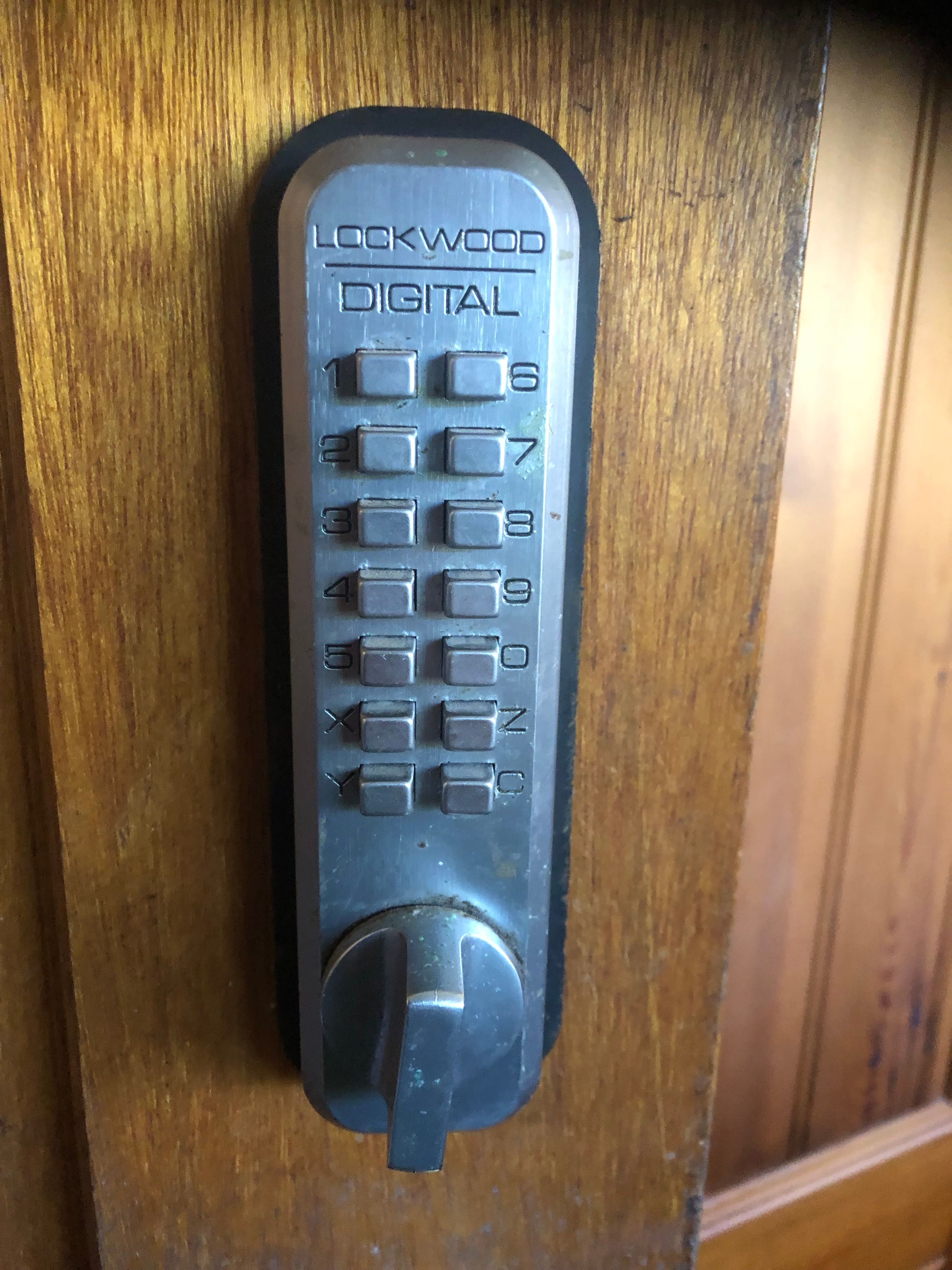 How to fix Lockwood digital lock keypad? Bunnings community