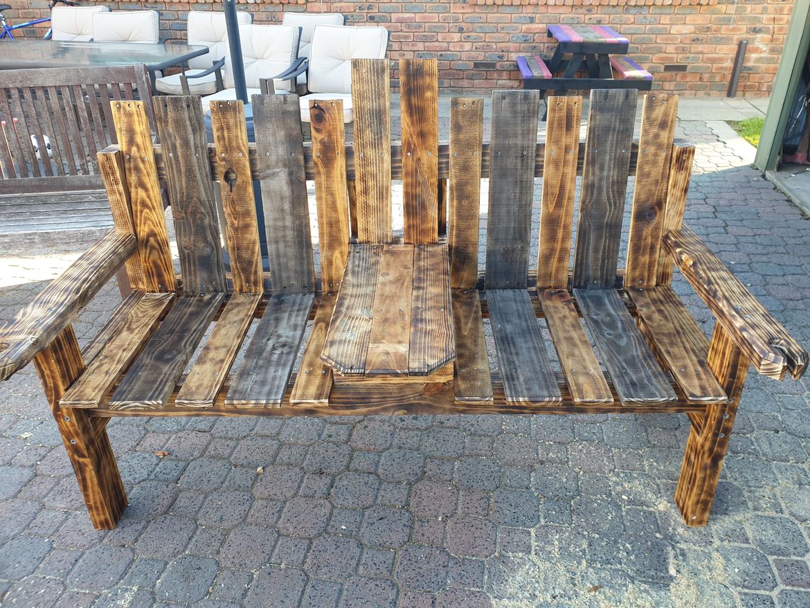 Two seat outdoor chair