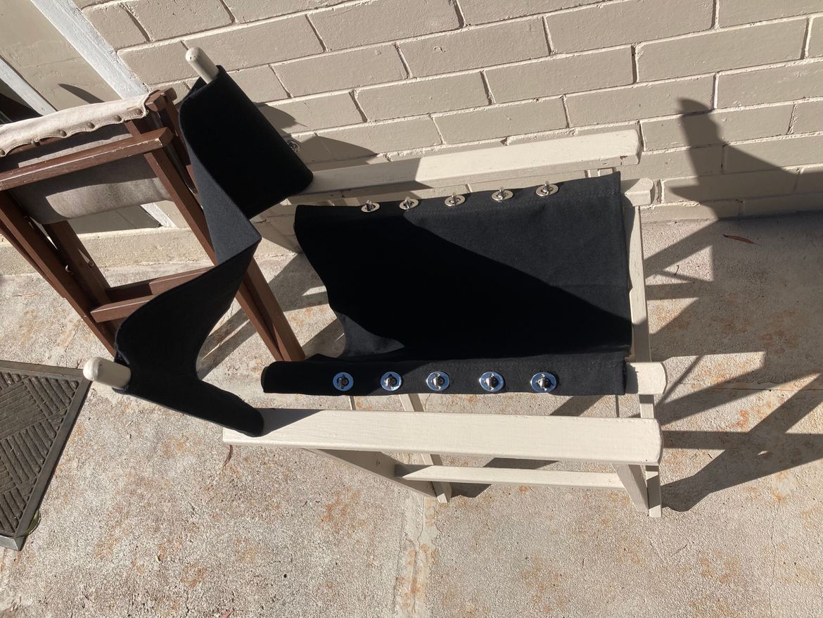 Another view of new fastenings