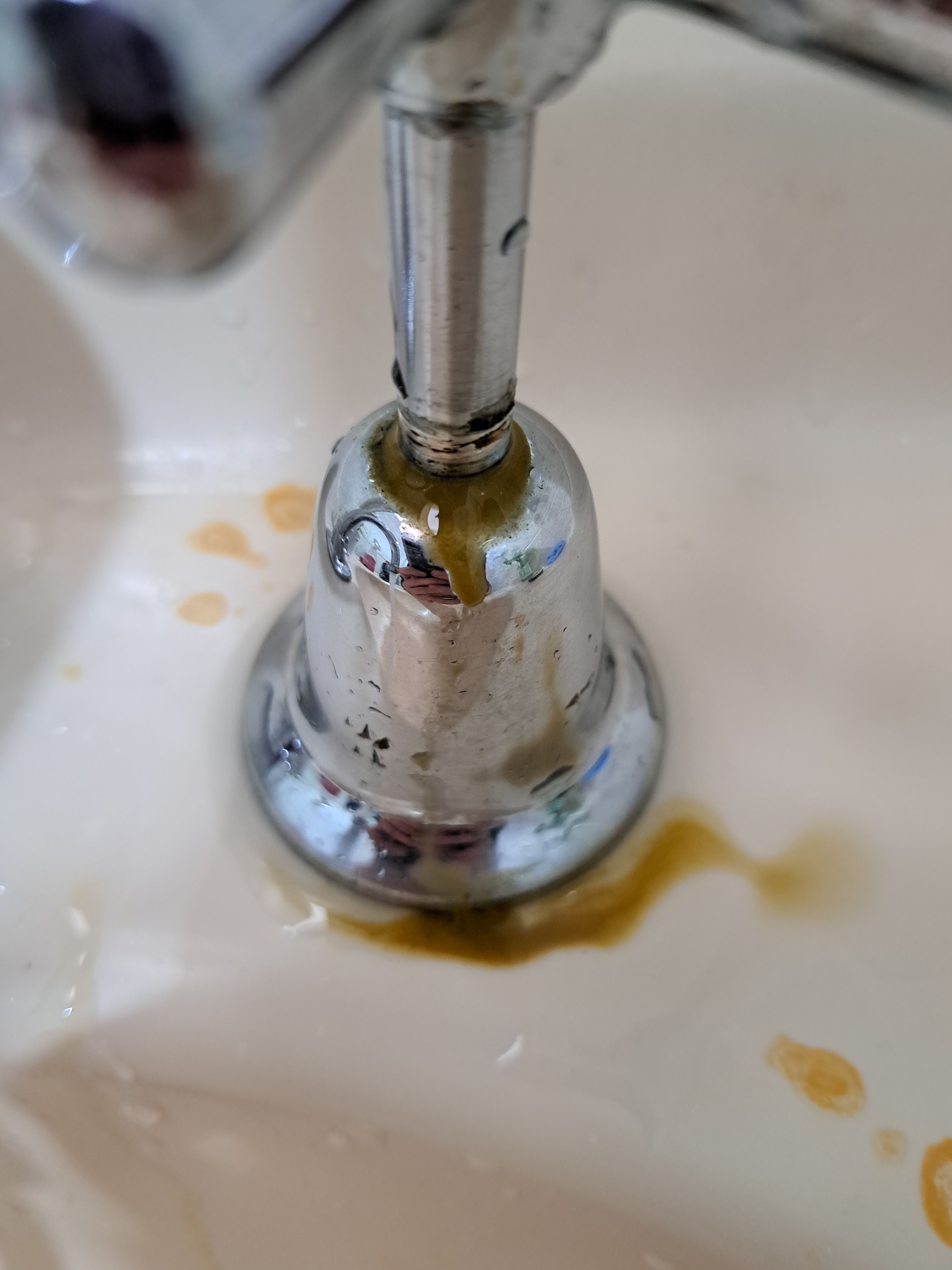 How to fix brown liquid coming out from Bunnings community